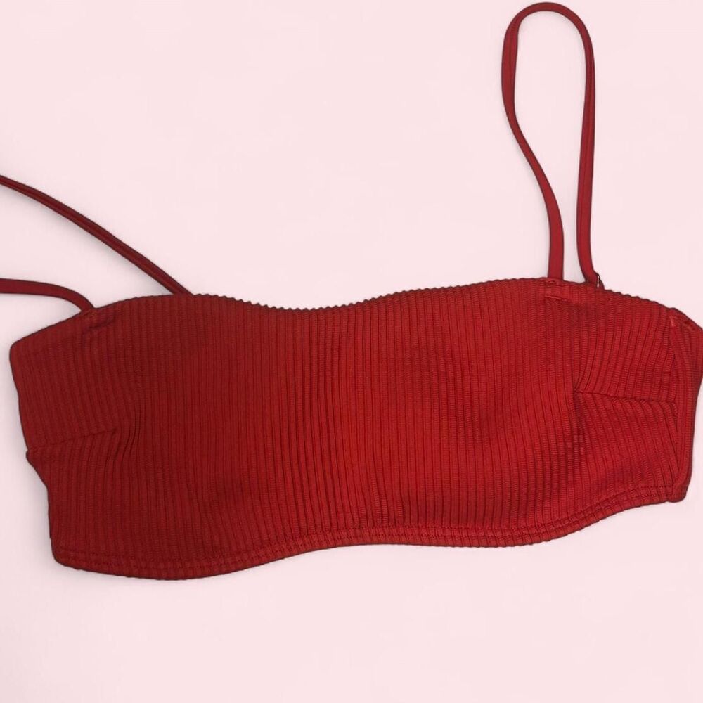 Hollister Women's Red Bikini Top